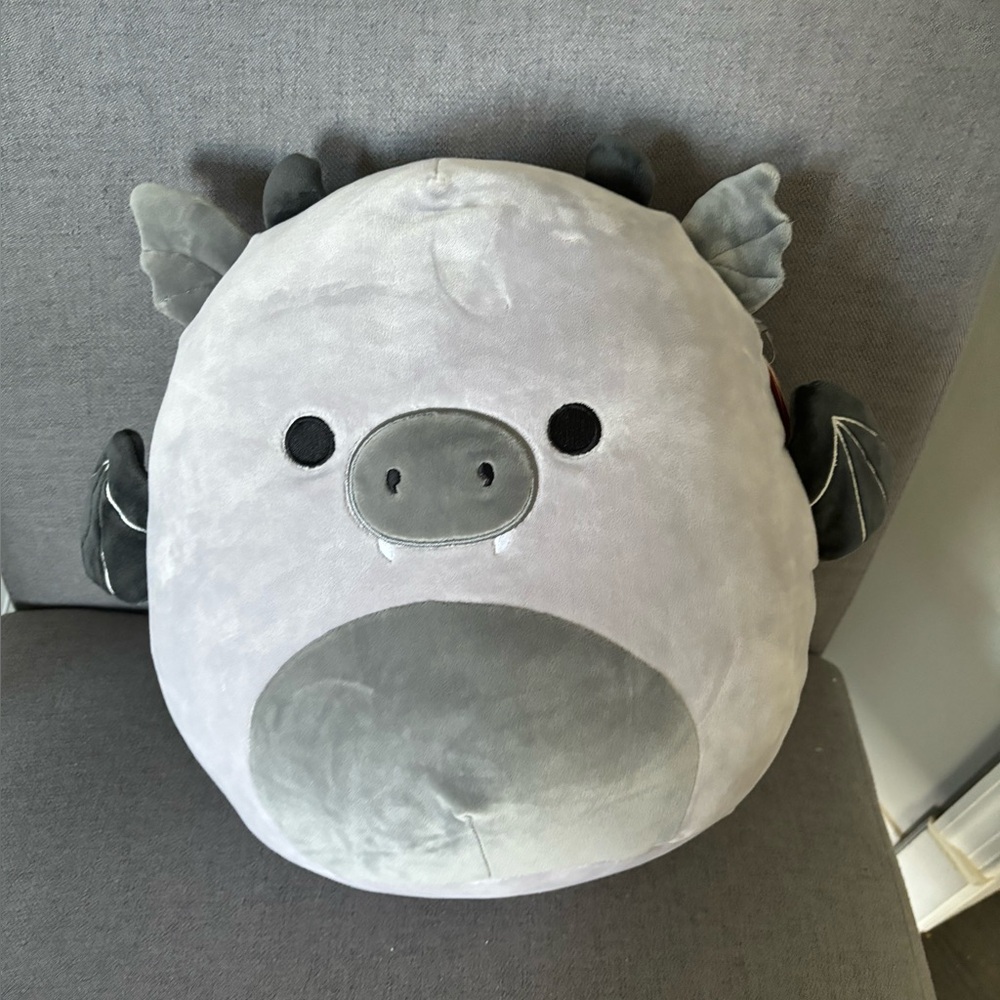 Squishmallows Gray Dragon Plush